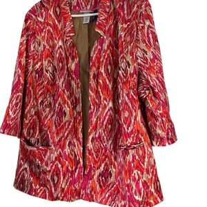 Catherine’s plus size colorful jacket